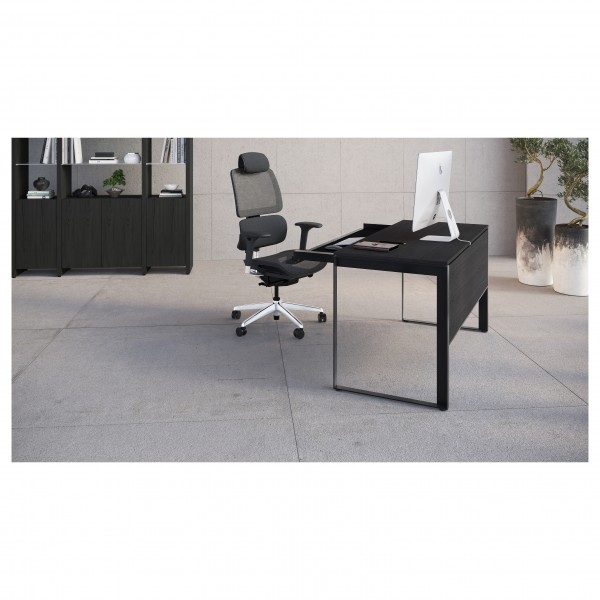 Linea 6221 Charcoal Stained Ash Desk