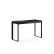 BDI Linea 6222 Console Desk, Charcoal Stained Ash