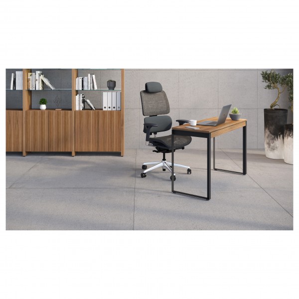 Linea 6222 Natural Walnut Console Desk