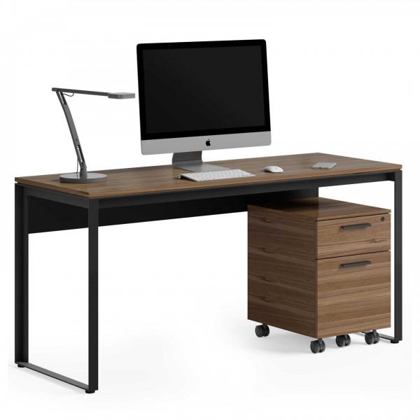 Linea 6223 Natural Walnut Work Desk