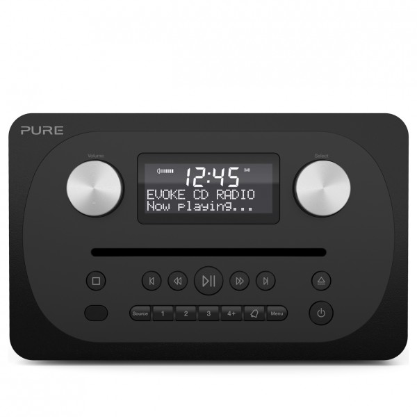 Pure Evoke C-D4 Compact CD-Player DAB+ Radio, Sienna Black