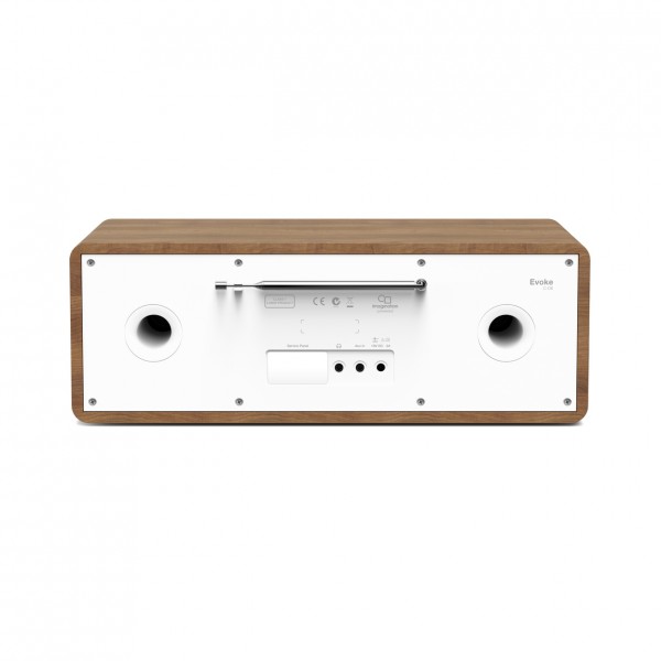 Pure Evoke C-D6 CD-Player DAB+ Radio With Bluetooth, Walnut