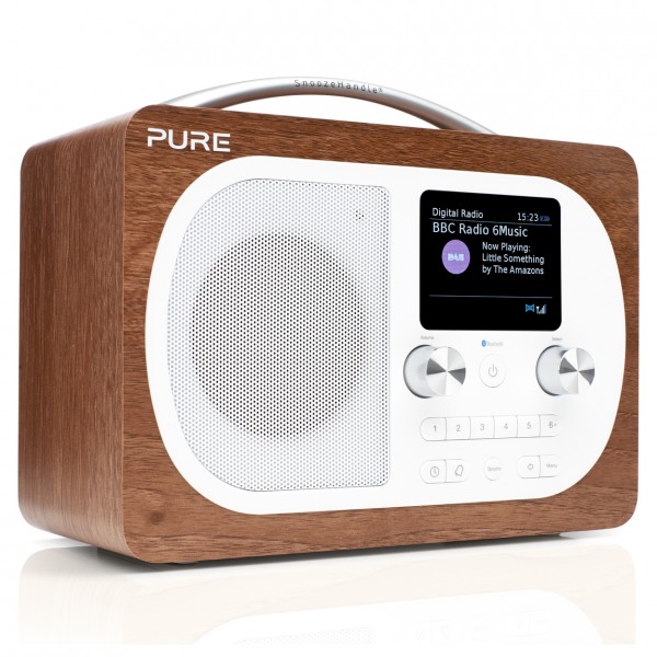Pure Evoke H4 DAB+ Radio With Bluetooth, Walnut