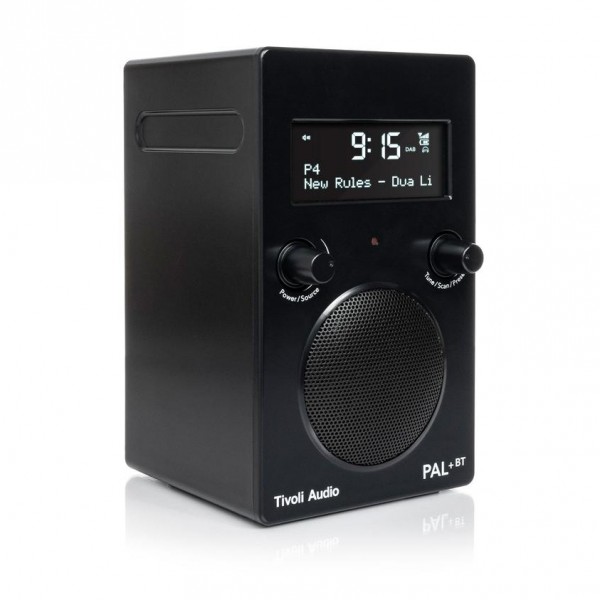 Tivoli Pal+ BT Black Portable Radio w/ Bluetooth