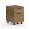 BDI Linea 6227 Mobile File Pedestal, Natural Walnut