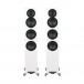 ELAC Uni-Fi Reference Floorstanding Speakers (Pair), White