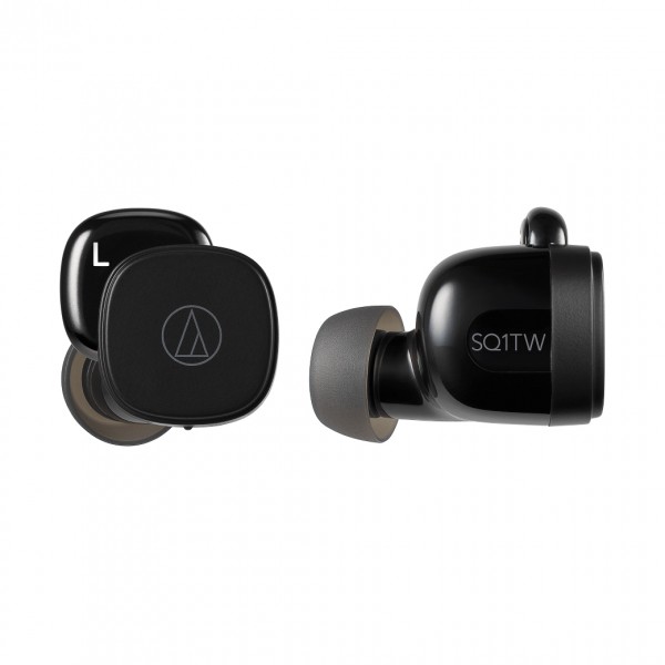 Audio Technica ATH-SQ1TW Black Truly Wireless Earbuds