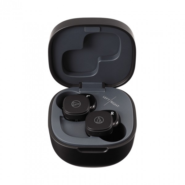 Audio Technica ATH-SQ1TW Black Truly Wireless Earbuds