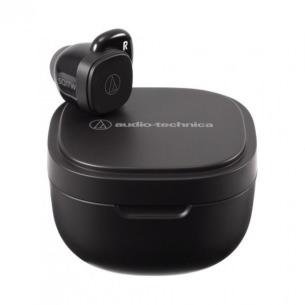 Audio Technica ATH-SQ1TW Black Truly Wireless Earbuds