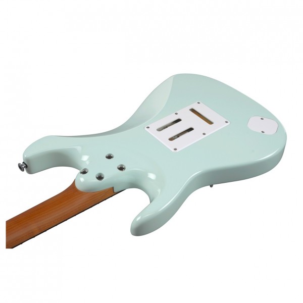 Ibanez AZ2204NW Prestige, Mint Green Back Closeup