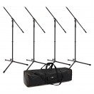 4 Boom Mic&nbsp;Stand&nbsp;and Bag Pack&nbsp;by Gear4music