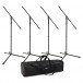 4 Boom Mic Stand and Bag Pack by Gear4music