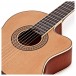 Deluxe Cutaway Classical Electro Guitar by Gear4music, Flamed Maple