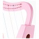 playLITE 15 String Harp by Gear4music, Pink