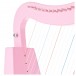 playLITE 15 String Harp by Gear4music, Pink