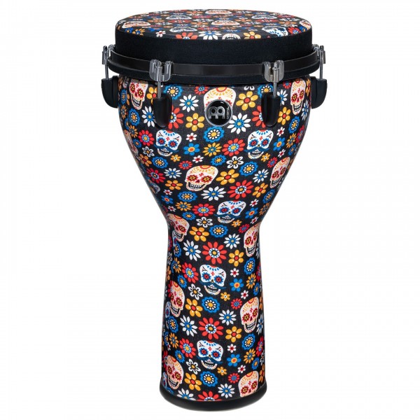 Meinl 12" Jumbo Djembe, Day Of The Dead, Designer Head - Main