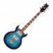 Ibanez AR520HFM Semi Hollowbody, Light Blue Burst