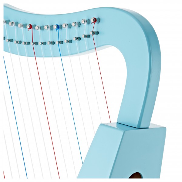 playLITE 15 String Harp by Gear4music, Blue