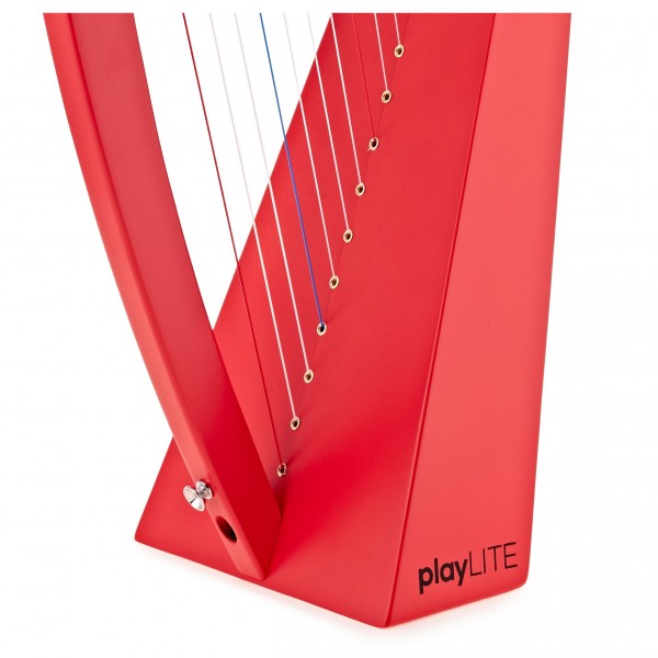 playLITE 15 String Harp by Gear4music, Red