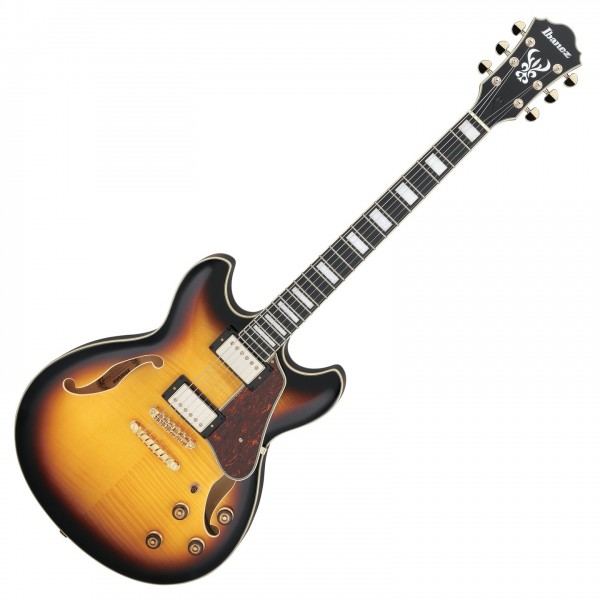 Ibanez AS93FM Semi Hollowbody, Antique Yellow Sunburst