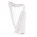 playLITE 15 String Harp by Gear4music, White