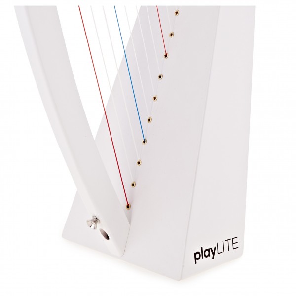 playLITE 15 String Harp by Gear4music, White