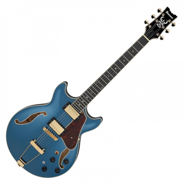 Ibanez AMH90 Semi Hollowbody, Prussian Blue Metallic