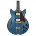 Ibanez AMH90 Semi Hollowbody, Prussian Blue Metallic Zoom Body