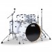 Natal Arcadia UFX 22'' Am. Fusion 5pc Drum Kit, Piano White - Left