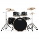 Natal Arcadia UFX 22'' Am. Fusion 5pc Drum Kit w/Cymbals, Black Spkl - Centre