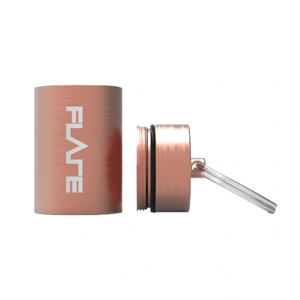 Flare Audio Capsule, Large, Rose Gold - front