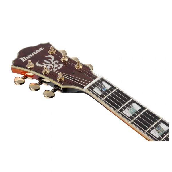 Ibanez AS113 Semi Hollowbody, Brown Sunburst headstock