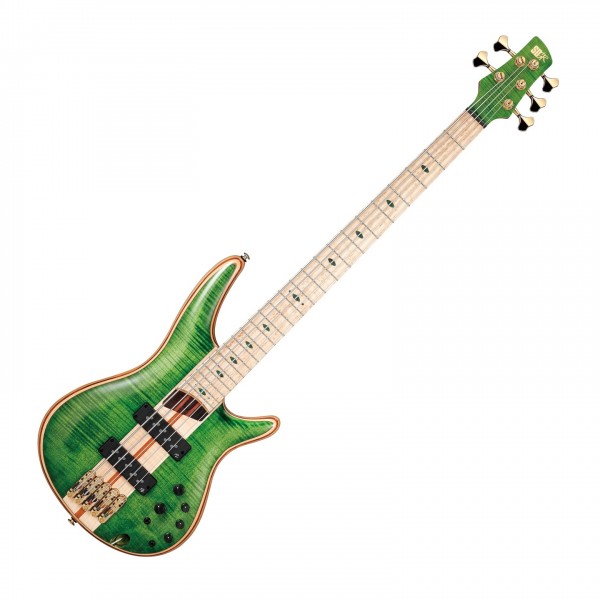 Ibanez SR5FMDX Premium Bass, Emerald Green Low Gloss