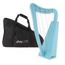 playLITE 15 String Harp by Gear4music, Blue