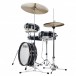 Tama Club-Jam Pancake 18' 4pc Shell Pack, Hairline Black