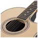 12 String Roundback Guitar by Gear4music, Natural