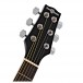 3/4 Size Electro-Acoustic Travel Guitar by Gear4music, Black