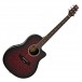 Guitare Électro-Acoustique Roundback Deluxe par Gear4music, Red Burst