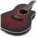 Roundback Electro Acoustic Guitar by Gear4music, Red Burst