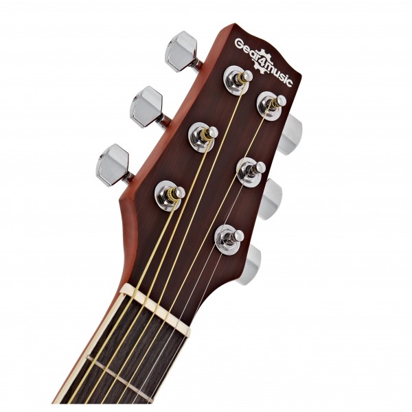 Roundback Electro Acoustic Guitar by Gear4music, Red Burst