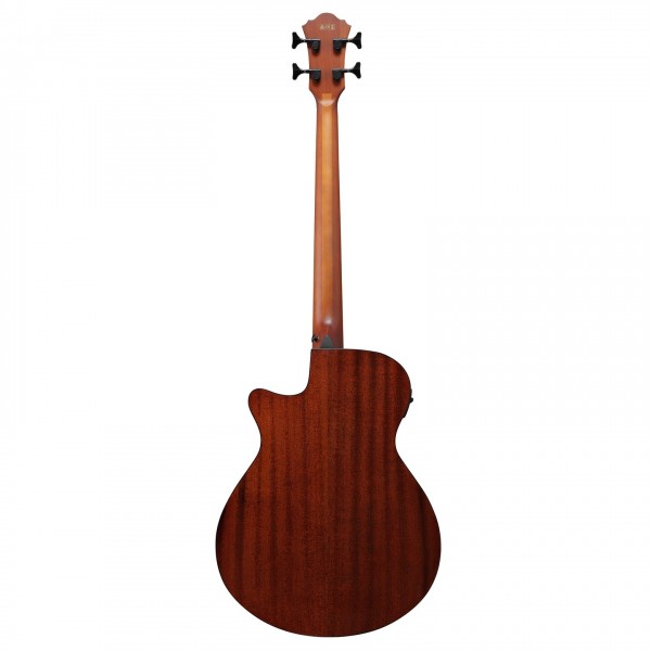 Ibanez AEGB24E Acoustic Bass, Black High Gloss - Rear View