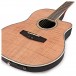 Deluxe Roundback Electro Acoustic Guitar by Gear4music, Flamed Maple