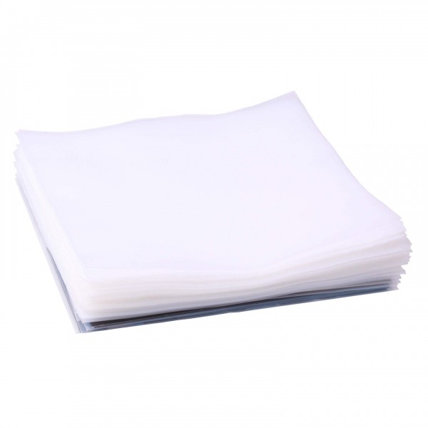 Zomo 12-Inch Record Sleeves, Pack of 50 - Sleeves Stacked