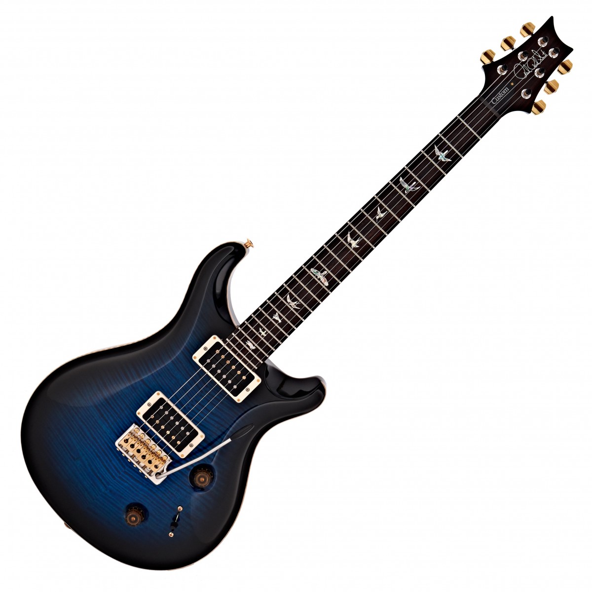 DISC PRS Custom 22 10 Top, Whale Blue Smokeburst #0332197 | Gear4music