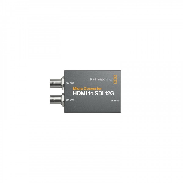 Blackmagic Design Micro Converter, HDMI to SDI 12G, PSU - front