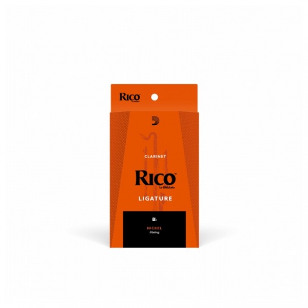 Rico by D'Addario Ligature & Cap, Bb Clarinet, Nickel Plated
