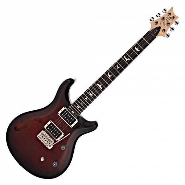 PRS CE24 Semi Hollow, Scarlet Smokeburst #0331960