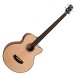 Electro Acoustic Fretless Bass Guitar by Gear4music