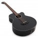 Electro Acoustic 5 String Bass Guitar by Gear4music, Black