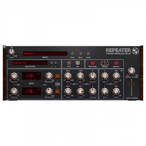 D16 Group Repeater Vintage Modelled Delay